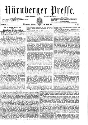 Nürnberger Presse Montag 30. April 1877