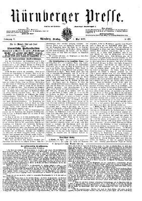 Nürnberger Presse Dienstag 1. Mai 1877