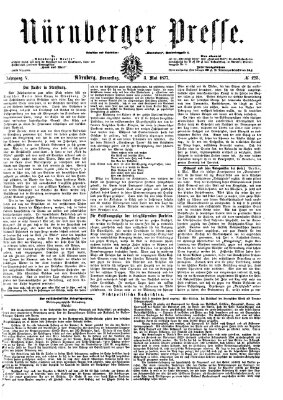 Nürnberger Presse Donnerstag 3. Mai 1877