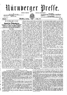 Nürnberger Presse Samstag 5. Mai 1877