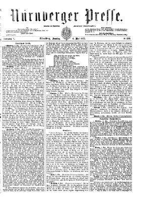 Nürnberger Presse Sonntag 6. Mai 1877