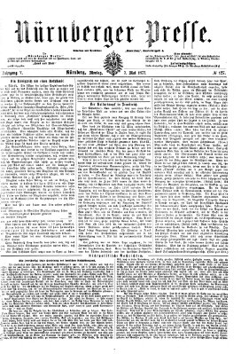 Nürnberger Presse Montag 7. Mai 1877