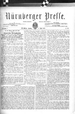 Nürnberger Presse Freitag 11. Mai 1877