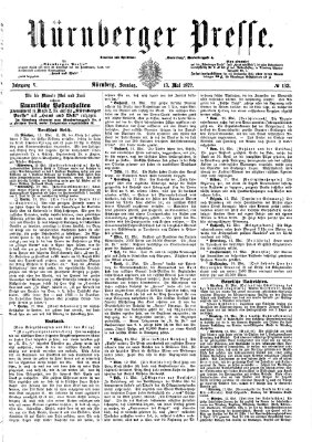 Nürnberger Presse Sonntag 13. Mai 1877
