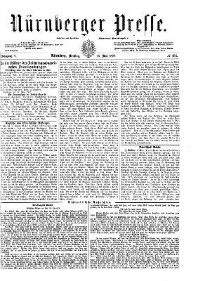 Nürnberger Presse Dienstag 15. Mai 1877