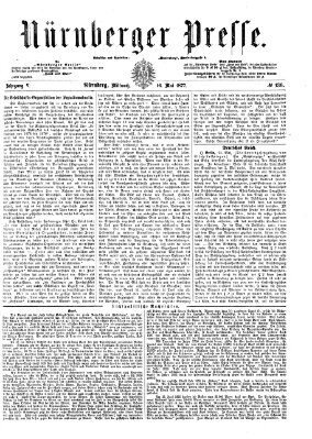 Nürnberger Presse Mittwoch 16. Mai 1877