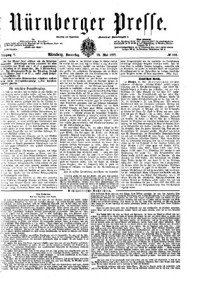 Nürnberger Presse Donnerstag 24. Mai 1877