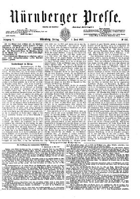 Nürnberger Presse Freitag 1. Juni 1877