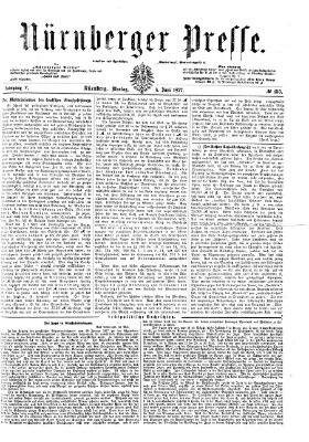 Nürnberger Presse Montag 4. Juni 1877