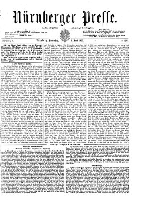 Nürnberger Presse Donnerstag 7. Juni 1877