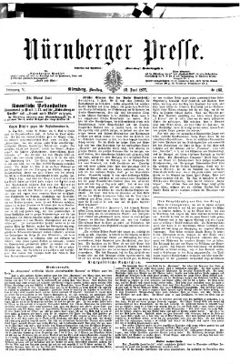 Nürnberger Presse Dienstag 12. Juni 1877