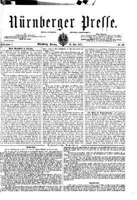 Nürnberger Presse Montag 25. Juni 1877