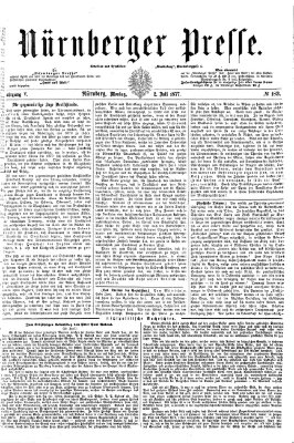 Nürnberger Presse Montag 2. Juli 1877