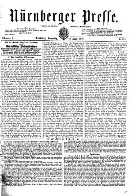 Nürnberger Presse Donnerstag 9. August 1877