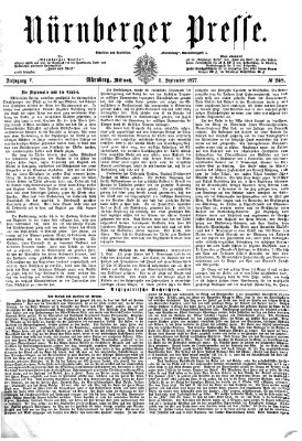 Nürnberger Presse Mittwoch 5. September 1877