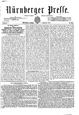 Nürnberger Presse Samstag 8. September 1877