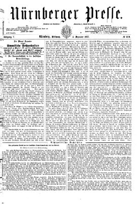 Nürnberger Presse Mittwoch 5. Dezember 1877