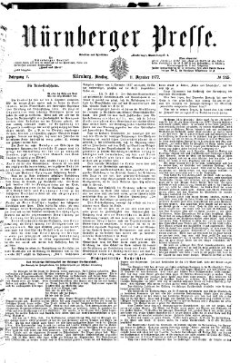 Nürnberger Presse Dienstag 11. Dezember 1877