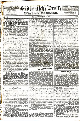 Süddeutsche Presse und Münchener Nachrichten (Süddeutsche Presse) Mittwoch 2. Mai 1877