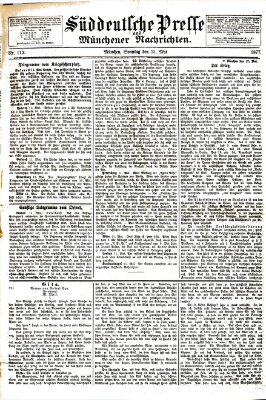 Süddeutsche Presse und Münchener Nachrichten (Süddeutsche Presse) Sonntag 13. Mai 1877