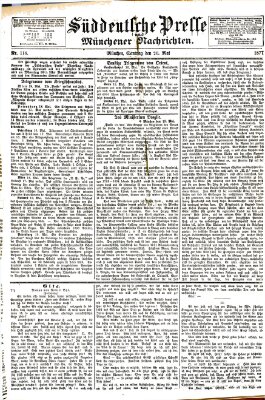 Süddeutsche Presse und Münchener Nachrichten (Süddeutsche Presse) Sonntag 20. Mai 1877