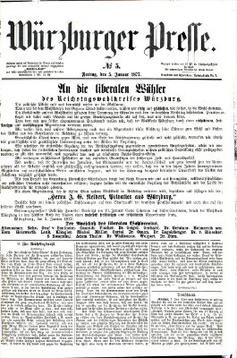 Würzburger Presse Freitag 5. Januar 1877