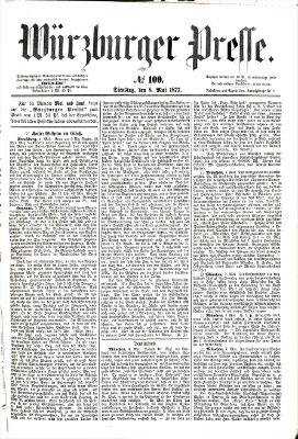 Würzburger Presse Dienstag 8. Mai 1877