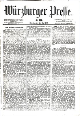 Würzburger Presse Samstag 19. Mai 1877