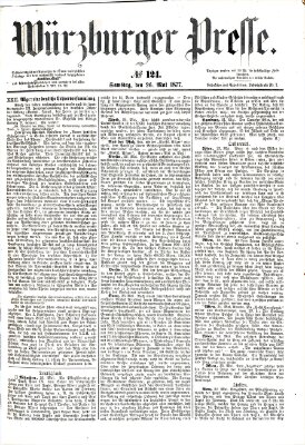 Würzburger Presse Samstag 26. Mai 1877