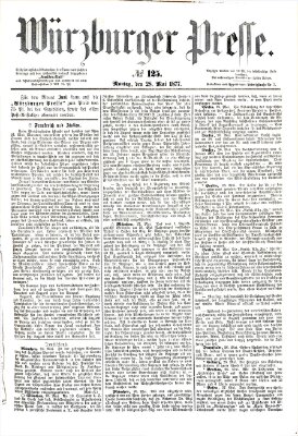 Würzburger Presse Montag 28. Mai 1877