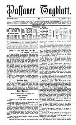 Passauer Tagblatt Mittwoch 10. Januar 1877