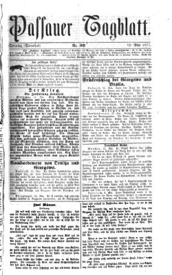 Passauer Tagblatt Sonntag 13. Mai 1877