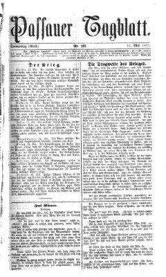 Passauer Tagblatt Donnerstag 17. Mai 1877