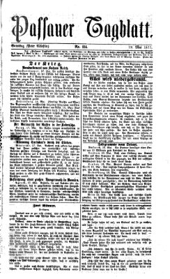 Passauer Tagblatt Samstag 19. Mai 1877