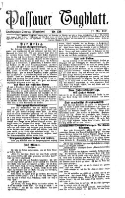 Passauer Tagblatt Sonntag 27. Mai 1877