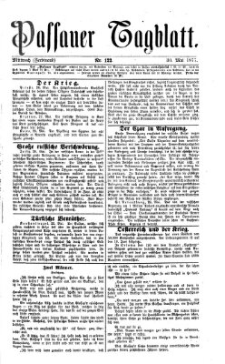 Passauer Tagblatt Mittwoch 30. Mai 1877