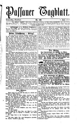 Passauer Tagblatt Donnerstag 7. Juni 1877