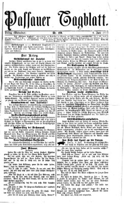 Passauer Tagblatt Freitag 8. Juni 1877