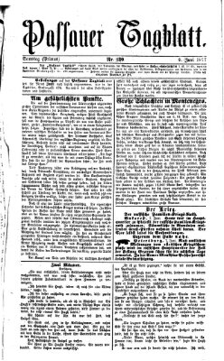 Passauer Tagblatt Samstag 9. Juni 1877