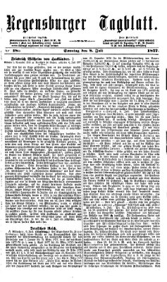 Regensburger Tagblatt Sonntag 8. Juli 1877