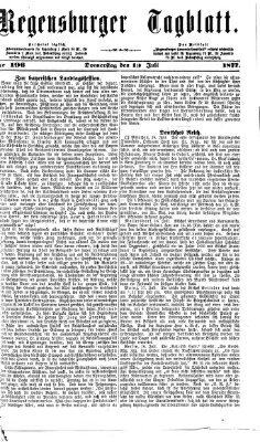 Regensburger Tagblatt Donnerstag 19. Juli 1877