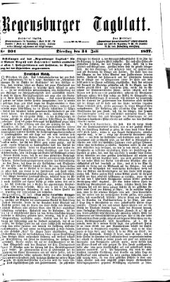 Regensburger Tagblatt Dienstag 24. Juli 1877