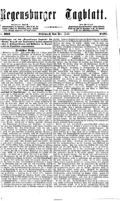 Regensburger Tagblatt Mittwoch 25. Juli 1877