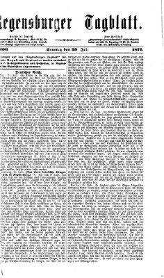 Regensburger Tagblatt Sonntag 29. Juli 1877