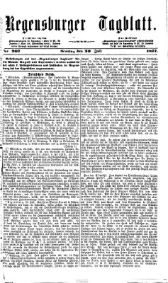 Regensburger Tagblatt Montag 30. Juli 1877