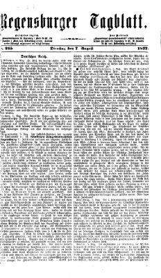 Regensburger Tagblatt Dienstag 7. August 1877