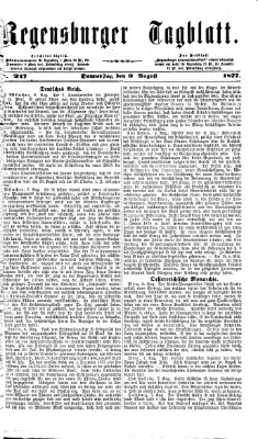 Regensburger Tagblatt Donnerstag 9. August 1877