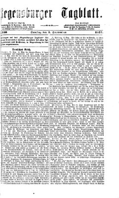 Regensburger Tagblatt Samstag 1. September 1877