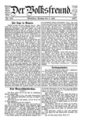 Der Volksfreund Sonntag 8. Juli 1877