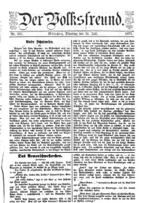 Der Volksfreund Dienstag 24. Juli 1877